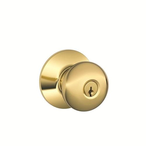 Schlage Plymouth Knob Single Cylinder Keyed Entry Storeroom Lock