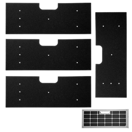 Qzbhct 4 Pcs WH01X35719 Lint Filter for GE Profile Washer and Dryer Combo Foam Filter PFQ97HSPVDS Replacement
