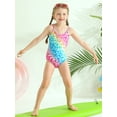 thumbnail image 4 of 2-8T Toddler Little Girls One-piece Swimsuits Summer Cute Printed Bathing Suit Swimwear, 4 of 8