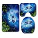 thumbnail image 1 of Juego de Alfombras de baño ABPHQTO Mundo Submarino de peces Medusas y Plantas, 1 of 1