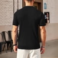 thumbnail image 3 of VgaVtl Knit Mens Polo Shirt Pullover Short Sleeve Summer Zip-Up Going Out Collared Casual Tops for Men Plain, 3 of 6