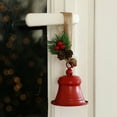 thumbnail image 4 of Christmas Tree Metal Bells Decoration with Rope and Pine Cone Vintage Ornament for Holiday Door Wreath Decors, 4 of 8