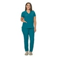 thumbnail image 2 of Monarch Uniforms Scrub Sets in Regular and Petite Stretchy Scrubs for Women Set of Scrub Top and Scrub pants, 2 of 2