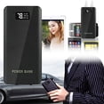 thumbnail image 5 of Portable Charger - Mobile Power 10000mAh High Capacity Cell Phone Charger, Compact External Battery Pack with LED Display and 4 Fast Charging Outputs for Mobile Phones Tablets, 5 of 10