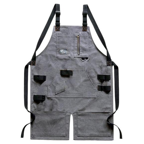 Dental de herramientas funciones, impermeable, , carpintería, dental para jardinería, carpintero, cocina, parril, gris CUTICAT delantal de la tienda