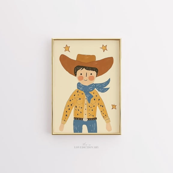 Playroom Wall Decoration Whimsical Baby Room Art, Unframed Paper Print Size 8x12