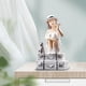 thumbnail image 4 of Figura de niña doncella, estatua, escultura decorativa para mueble de TV, sala de estar Sentado en la maleta, 4 of 9