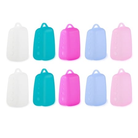 10Pcs Silicone Hygienic Toothbrush Caps Reusable Portable Protective Covers