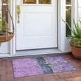 thumbnail image 6 of Addison Rugs Chantille Indoor/Outdoor Transitional Abstract Purple Washable Rectangle Rug, 1'8" x 2'6", 6 of 6