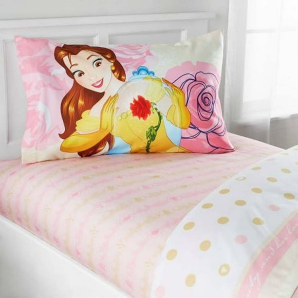 Franco Manufacturing Company Inc 18874947 Disney Beauty And The Beast Bed Sheet Set Enchanted Belle Bedding Accessories Walmart Com Walmart Com