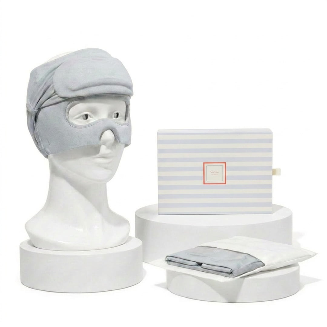 SD Luxe Cooling and Warming Gel Head Cap with Slide‑Up Eye Panel