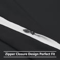 thumbnail image 4 of Unique Bargains 1800 Microfiber Zippered Pillowcases 2pcs, 4 of 10