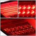 thumbnail image 3 of DNA Motoring FRL-CX5-LED-RD For 2013 to 2016 Mazda CX5 Pair Rear Bumper LED Reflector Tail Brake Fog Lights (Red Housing) 14 15, 3 of 4