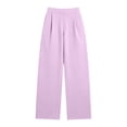 thumbnail image 6 of Aofany Women's Wide-leg Pants Pockets Sport Casual Solid Color Fashion Elastic Waist Pockect Yoga Pants Athletic Pants for Workout, Jogging, Running, 6 of 6