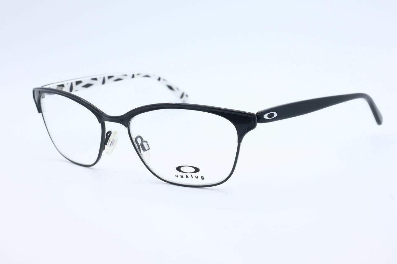 Black Eyeglasses Demo Lenses 52mm 