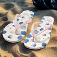 thumbnail image 3 of Psesaysky Stylish Printed Beach Sandals with Seashell for Women Girls Soft Footbed Anti-Slip Wear-Resistant Flip Flops Size 5-9, 3 of 7