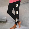 thumbnail image 2 of QATAINLAV Women's Halloween Leggings Fashion Printed High Waist Workout Yoga Pants Soft Comfy Gym Athletic Running Tight Bottoms Prime Sales Black XXL, 2 of 5
