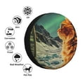thumbnail image 4 of Naloa Space Adventurer Cat PVC Leather Spare Tire Wheel Cover Spare Tire Cover, for Car Truck SUV Camper Trailer Universal Fit(14-17in)-14 inch, 4 of 6