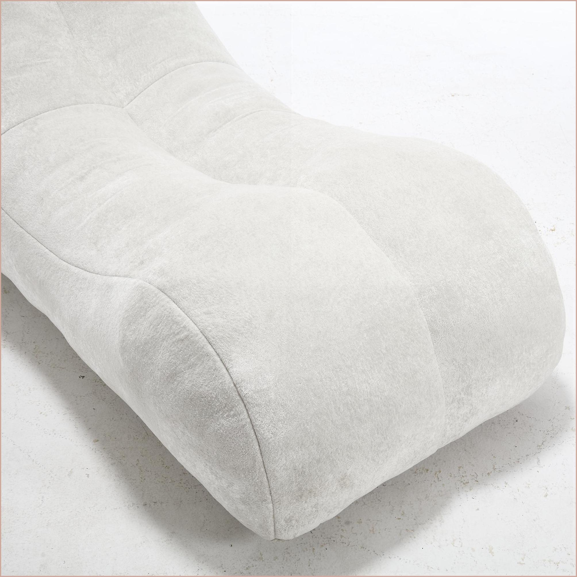 Adult Bean Bag Chair – Plush Foam, Curved Support for Gaming/Reading | Polyester | Curved