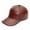 Brown, variant on 100% Genuine Leather Leather Hat Season Man Leather Cap Outdoor Shade Leather Baseball Cap ,Fashion