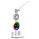 thumbnail image 4 of Lámpara de escritorio LED ajustable, recargable por USB, para guardería, brillante Ventilador de reloj, 4 of 9