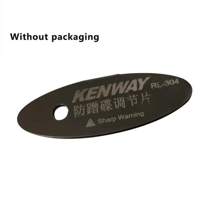 Bicycle Brake Pad Stainless Steel Bike Disc Bicycle Mounting Pad Brake Spacer MTB Mounting Lining Pad, without Package Bag