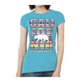 thumbnail image 1 of T-Shirt à Manches Courtes Tribal California Republic pour Femmes - Turquoise - Large, 1 of 1