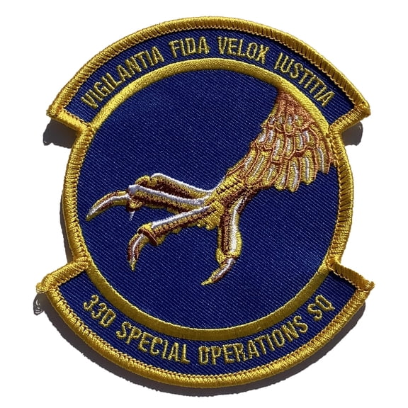 33d Special Operations Squadron Patch – Sew On