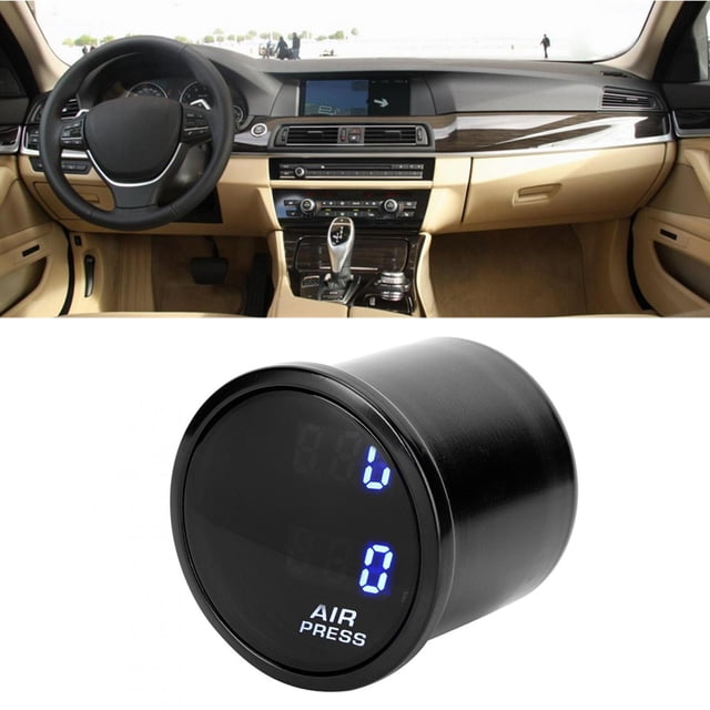 Led Air Gauge 2inch Car PSI Air Pressure Meter LED Blue Digital Display Boost Gauge Sensor Kit