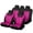 Hot Pink, variant on Universal Waterproof Car Seat Covers 9 Piece Set Fashion Embroidery Auto Protector Interior Accessories (5 Seat Covers   4 Headrests)