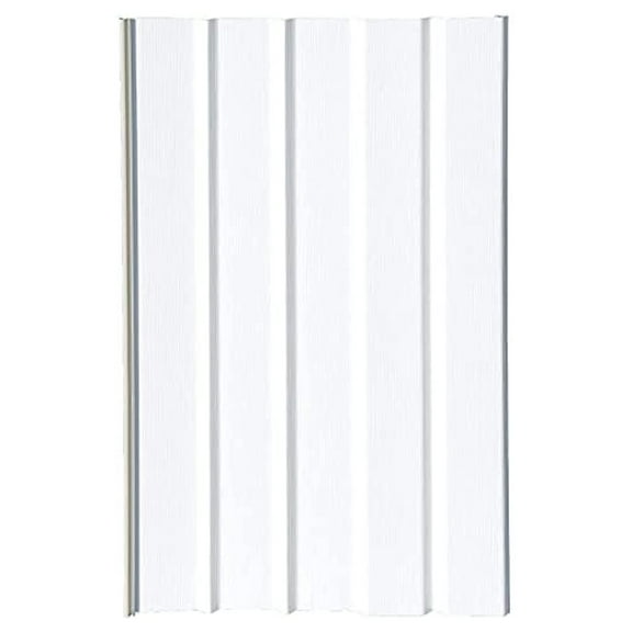 Mobile Home Skirting Vinyl Underpinning Panel White 16" W x 28" L (Pack of 8)