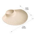 thumbnail image 3 of Divided Snack Serving Tray with Compartment, Plastic Chip and Fry Platter for Home Kitchen Party Tableware, 3 of 7