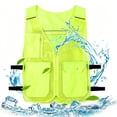thumbnail image 5 of Cooling Vest for Men & Women Lightweight Adjustable Breathable Design for Hot Weather (Green One Size), 5 of 5