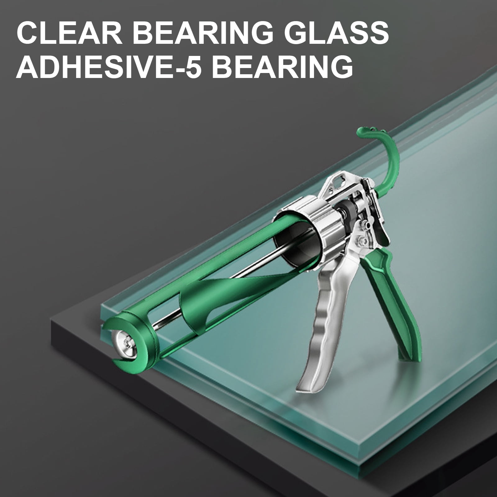 UNTERING Professional Glass Glues Guns Mechanism for Glass Bondings Capacity Glass Glues Guns