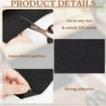 thumbnail image 4 of 1pc 78.78 Inch Adhesive Nonwoven Fabric 15.75 Inch Wide Black Self-Adhesive Non-Woven Fabric Patches Tape Durable for Furniture Protection Reduced Friction, 4 of 6