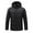 Black, variant on Turilly USB Intelligent Constant Temperature Heated Windproof Plus Size Coat For Men And Women Winter 15 Heated Jacket Coat