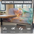 thumbnail image 4 of Garronmavis Starfish Shell RV Dinette Cushion Covers Flower RV Seat Covers Comfortable Camper Cushion Slipcover 1 Pcs Bench Cover 1 Pcs Backrest Cover Christmas Decor, 4 of 7
