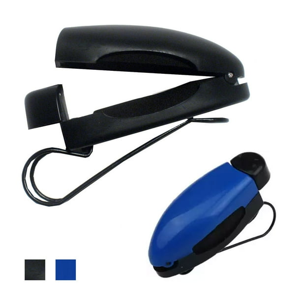 Car Sunglass Visor Clip Sunglasses Eyeglass Auto Holder Plastic Black