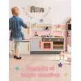 thumbnail image 4 of Cocinita de Madera para Niños RED VELVET Incluye Refrigerador y Accesorios Realistas, 4 of 7