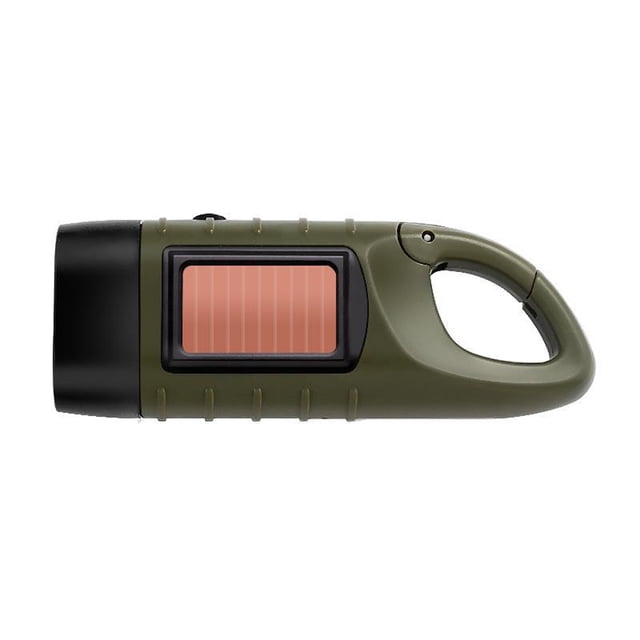 Portable Flashlight Hand Crank Dynamo Torch Lantern Multifunctional Solar Power Rechargeable Tent for Camping Hiking High Brightness