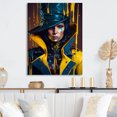 thumbnail image 2 of Designart Female Criminal Mastermind IX Canvas Wall Art, 2 of 5