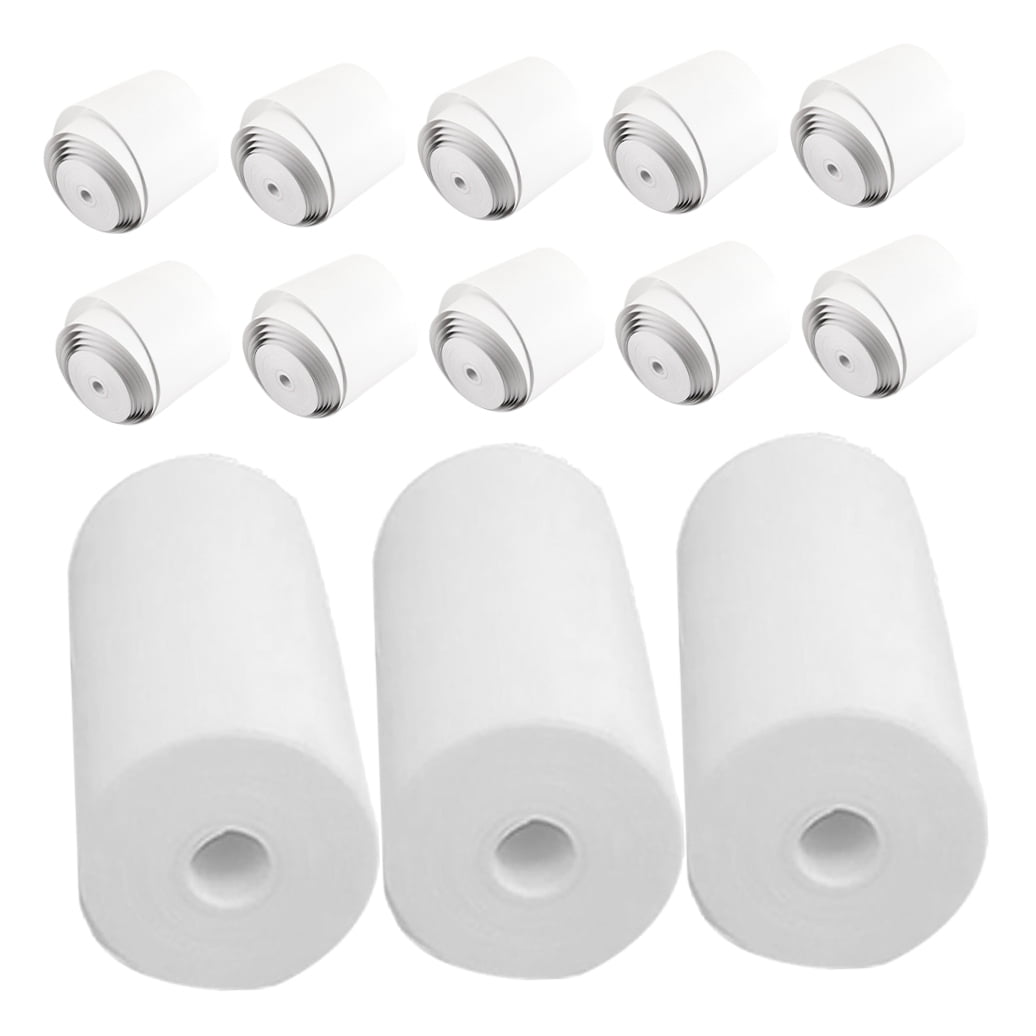 WORGEOUS  20 Rolls Fluorescent Decoration Filler Thermal Paper