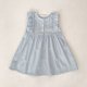 thumbnail image 1 of Vestidos bordados con lazo para niña, bonito Body para bebé, trajes para hermana, ropa para bebé, vestido con mangas con volantes para niño, 1 of 6
