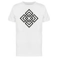 thumbnail image 1 of Celtic Square Design T-Shirt Men -Image by Shutterstock, Male 4X-Large, 1 of 2