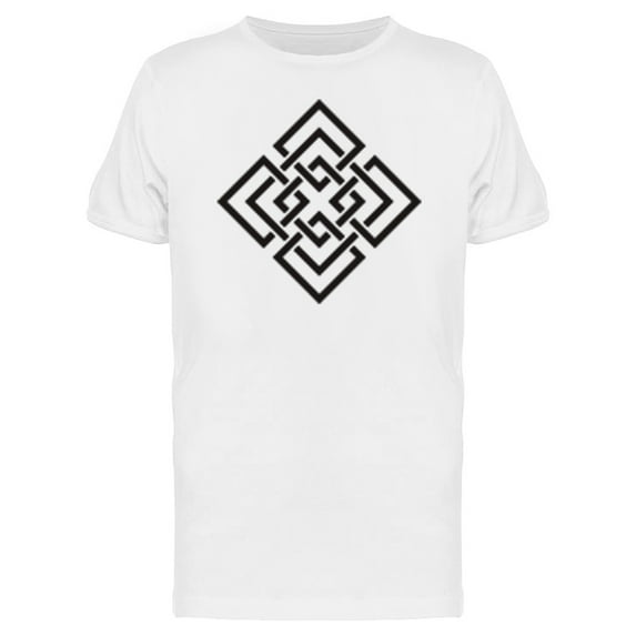 Celtic Square Design T-Shirt Men -Image by Shutterstock, Male 4X-Large
