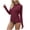 #188-Wine, variant on Craaazy Womens UPF 50 Sun Protection Hoodie with Thumb Holes Long Sleeve Zip Up Jacket for Outdoor Activities Gifts