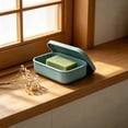 thumbnail image 6 of Ouuluon Travel Soap Case Portable Leakproof Soap Box, Blue Compact Soap Container for Travel Camping Gym Outdoor Daily Use, 6 of 7