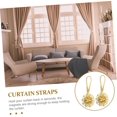 thumbnail image 2 of YISITIAN Modern Magnetic Curtain Tiebacks Clips 2pcs Set Material Safe Easy to Install Suitable for Rooms CJ919-17652, 2 of 9