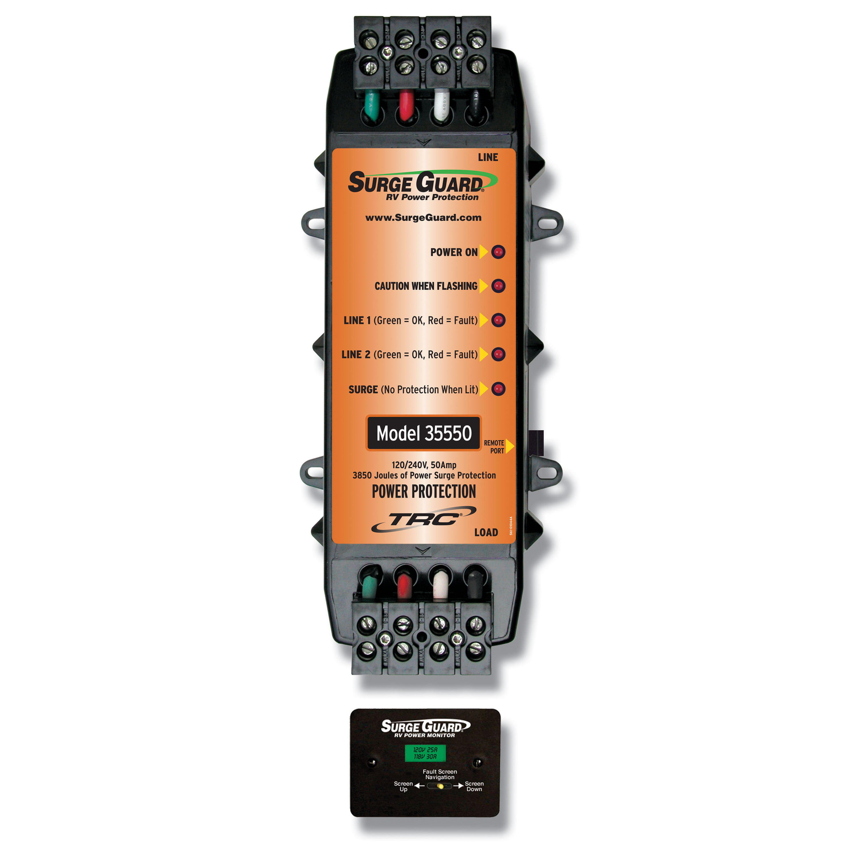 Surge Guard 34850 Portable Model with LCD Display 50 Amp