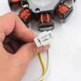 thumbnail image 3 of Trkimal Ignition Stator Magneto 4 wire AC 8 Pole Coil for GY6 49cc 50cc 80cc 125cc 150cc139QMB 147QMD 152QMI 157QMJ engine, GY6 Stator Fits for Scooter Moped ATV Dune Buggy Go Kart, 3 of 3